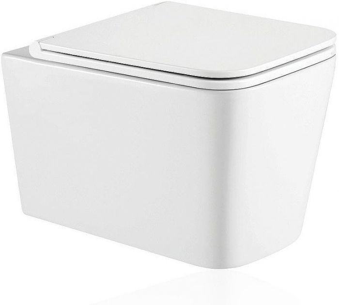 Унитаз Koller Pool Kvadro KR-0530-RW подвесной с сиденьем Микролифт