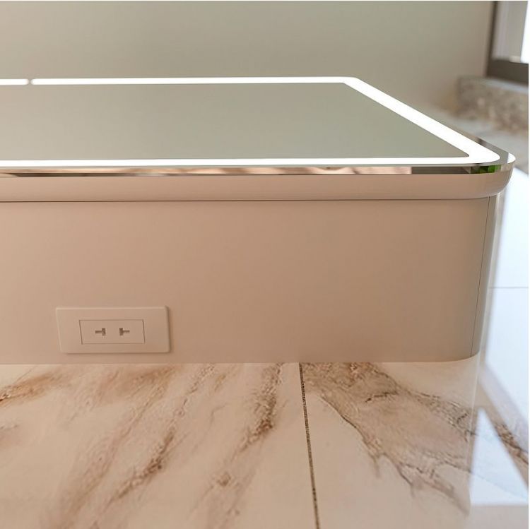 Шкаф пенал STWORKI Ольборг 40 МВК081 подвесной с подсветкой цвет Белый