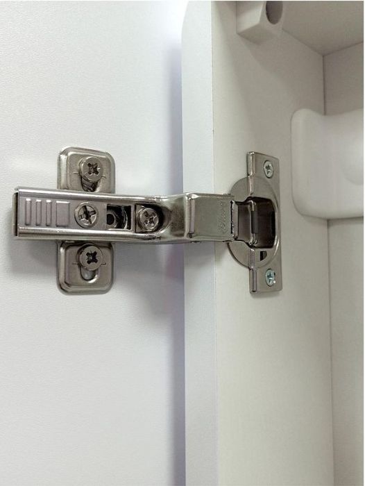 Шкаф пенал STWORKI Ольборг 40 МВК081 подвесной с подсветкой цвет Белый