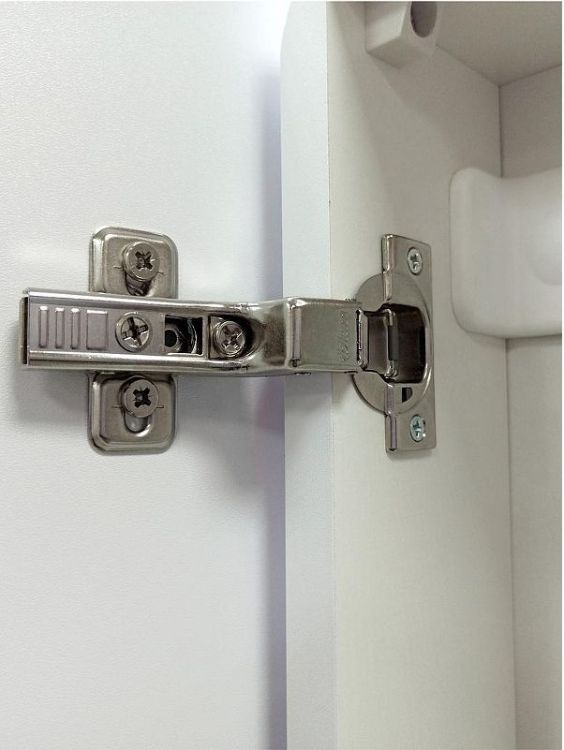 Шкаф пенал STWORKI Ольборг 40 МВК081 подвесной с подсветкой цвет Белый