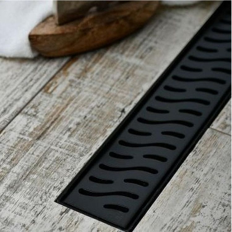 Душевой лоток Paini Harmony 650 CH650HC с решеткой Черный матовый Душевой лоток Paini Harmony 650 CH650HC с решеткой Черный матовый