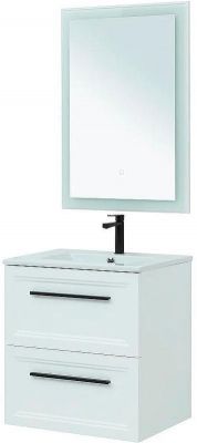 Комплект мебели для ванной STWORKI Эстерсунд 60 440919 подвесной Белый матовый