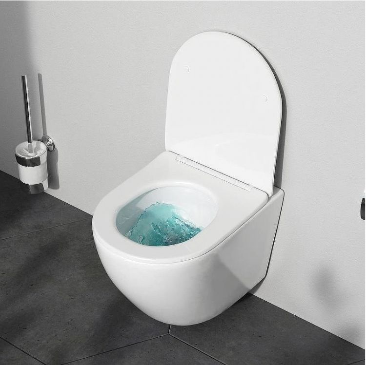 Комплект унитаза с инсталляцией AM.PM Like IS90238.801900 с сиденьем Микролифт и Черной матовой клавишей смыва