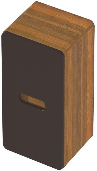 Подвесной шкаф 1MarKa Vortex 35 Ц0000033030 цвет Орех ноче тортона Монолит найт