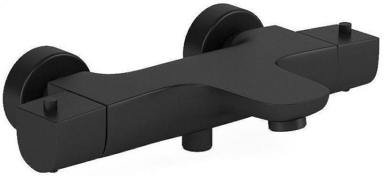 Смеситель для ванны Paini Nove 09YO111TH с термостатом Черный матовый