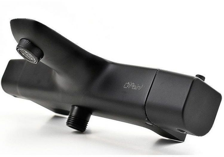 Смеситель для ванны Paini Nove 09YO111TH с термостатом Черный матовый