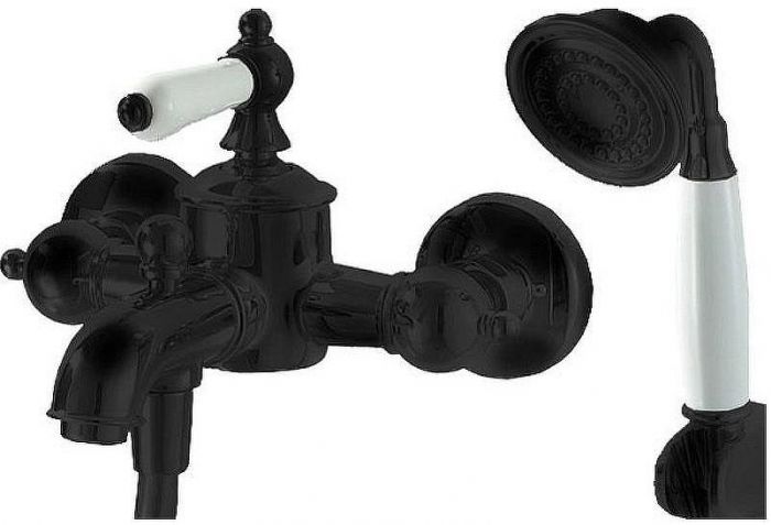 Cмеситель для ванны Bravat Art Black F675109BM-B Черный матовый