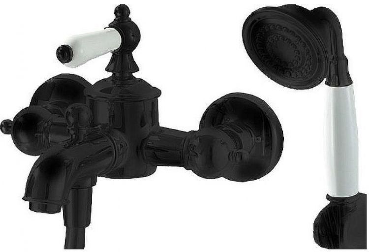 Cмеситель для ванны Bravat Art Black F675109BM-B Черный матовый