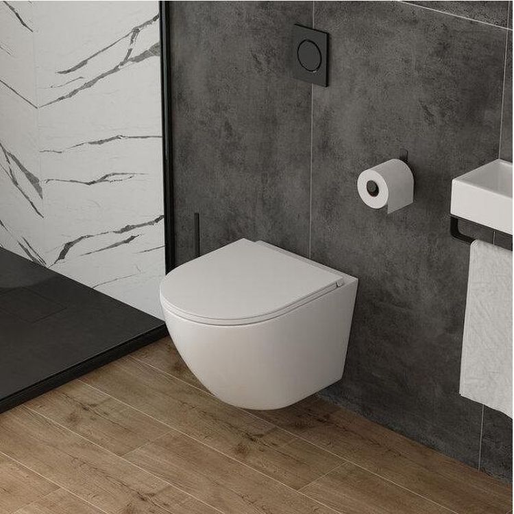 Унитаз Corpa Nera Bosso L CN40110 подвесной с сиденьем Микролифт