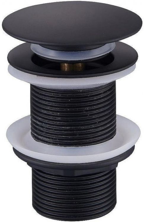 Донный клапан Bond BV0188 click-clack Черный матовый Донный клапан Bond BV0188 click-clack Черный матовый