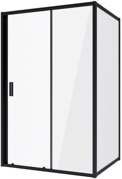 Душевой уголок Niagara Nova 120х70 NG-82-12AB-A70B профиль Черный стекло прозрачное