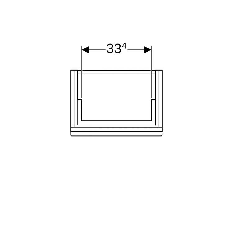Тумба под раковину Geberit Citterio 440х557х316 мм, корпус: светлый дуб; фасад: стеклянная панель бежевого цвета Тумба под раковину Geberit Citterio 440х557х316 мм, корпус: светлый дуб; фасад: стеклянная панель бежевого цвета