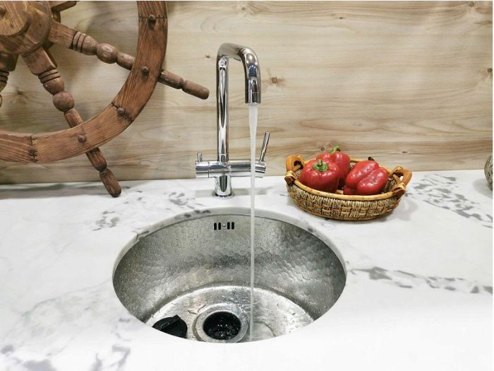 Смеситель для кухни Seaman Visconti SSL-7326-WP цвет Хром полированный