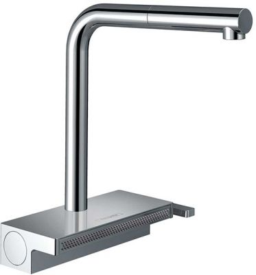 Hansgrohe Aquno Select M81 Смеситель для кухни, 1 отв., с вытяжным душем 2jet, цвет: хром