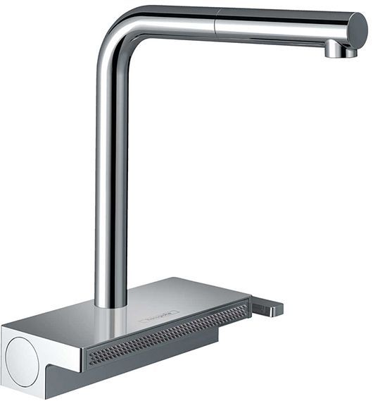 Hansgrohe Aquno Select M81 Смеситель для кухни, 1 отв., с вытяжным душем 2jet, цвет: хром