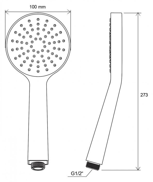 Душевая лейка Ravak Flat S 960.00