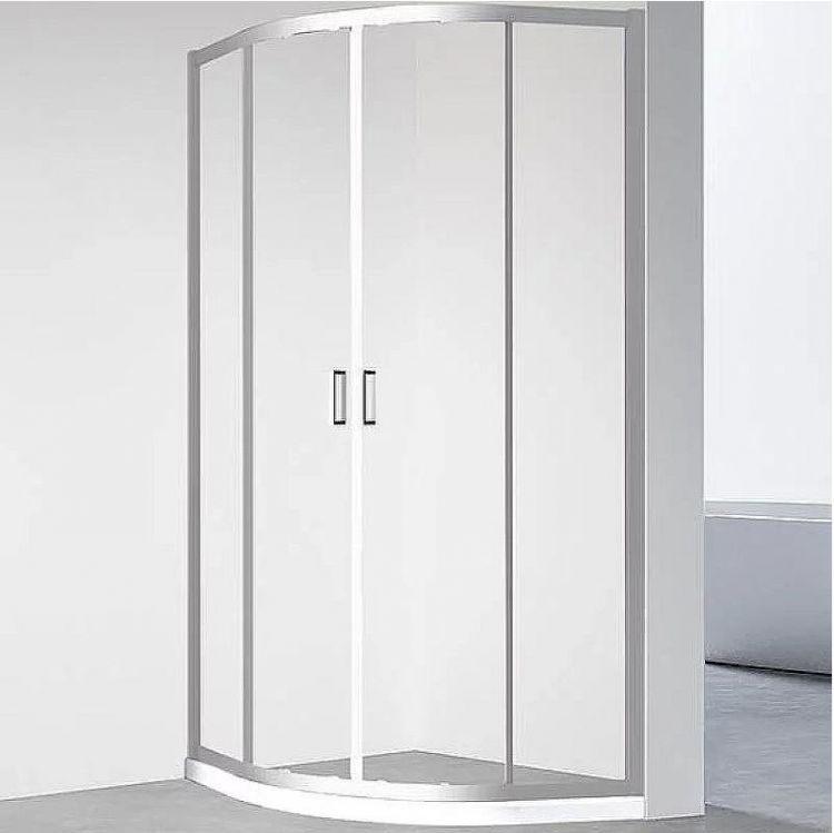 Душевой уголок Veconi Rovigo RV-01 90х90 RV01-90-01-C7 профиль Хром стекло прозрачное