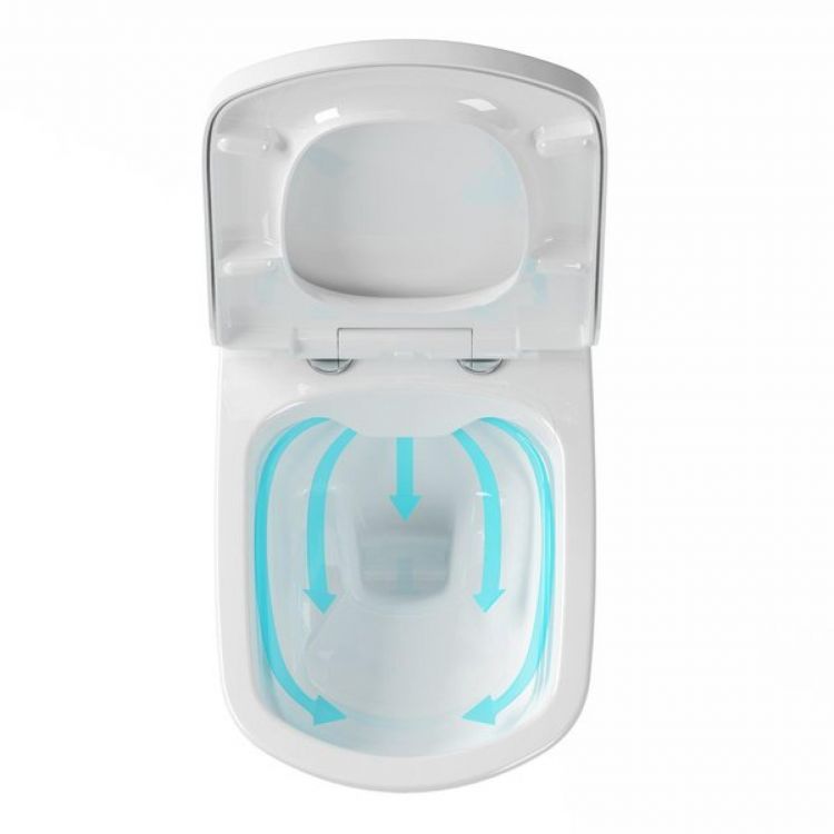 Подвесной унитаз Ravak Classic RimOff X01671 безободковый Подвесной унитаз Ravak Classic RimOff X01671 безободковый