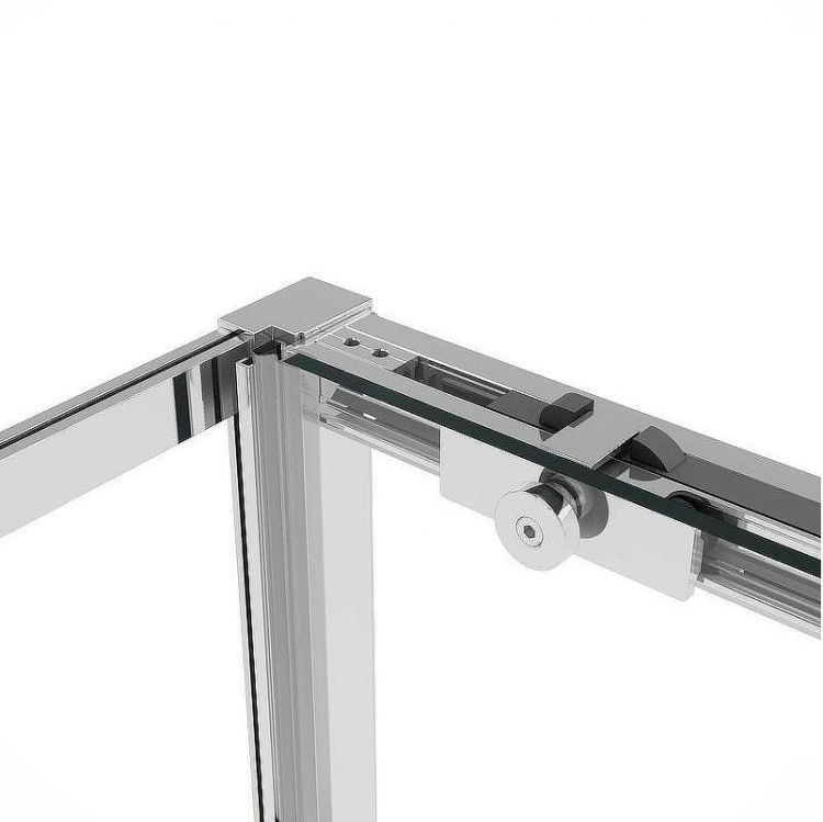 Душевой уголок Vincea Slim Soft 120x80 VSR-1SS8012CL профиль Хром стекло прозрачное