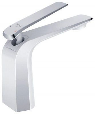 Смеситель для раковины Rose R13F R1301F Белый Хром