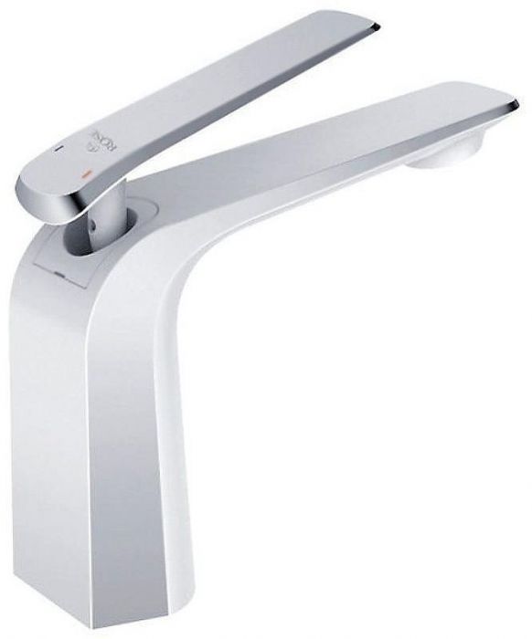 Смеситель для раковины Rose R13F R1301F Белый Хром