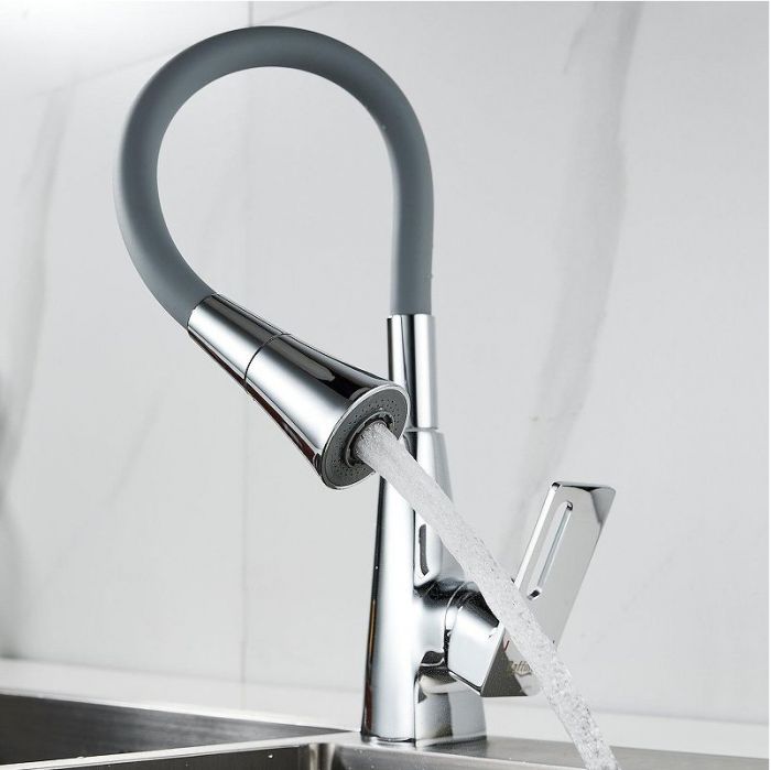 Смеситель для кухни Raffine F313-9 цвет Хром Серый