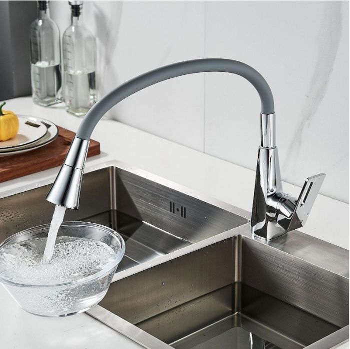 Смеситель для кухни Raffine F313-9 цвет Хром Серый