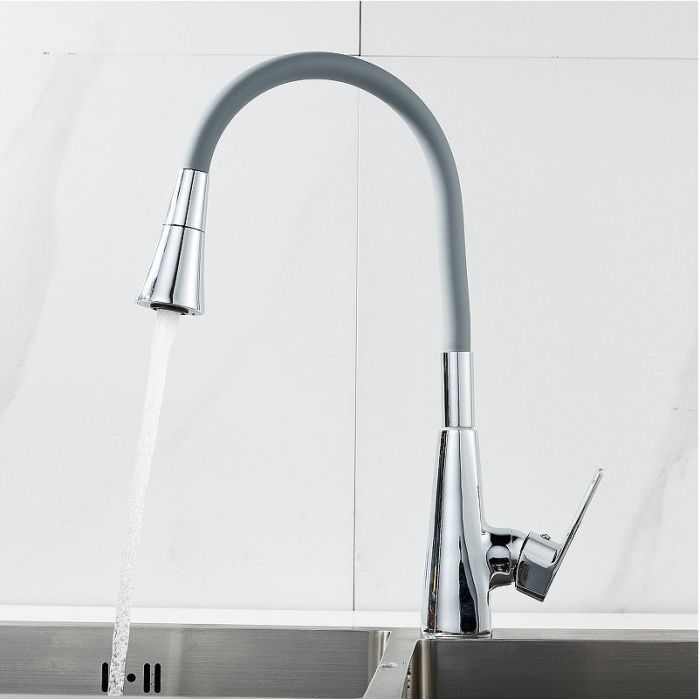 Смеситель для кухни Raffine F313-9 цвет Хром Серый