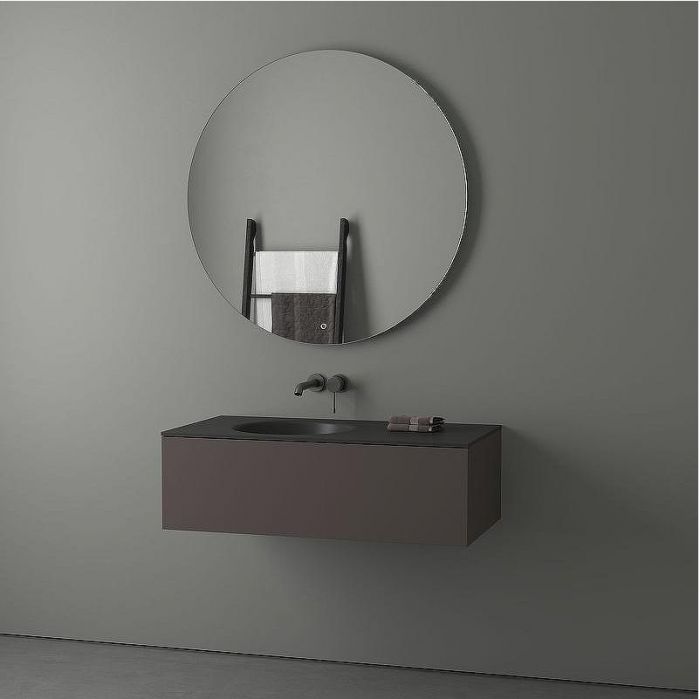 Зеркало Evoform Ledshine d100 BY 2657 с подсветкой 27 W - сенсорный выключатель - теплый белый свет