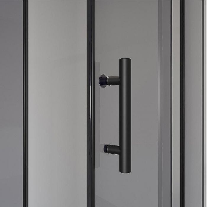 Душевой уголок Niagara Eco 100х100 NG-010-14DT профиль Черный стекло тонированное