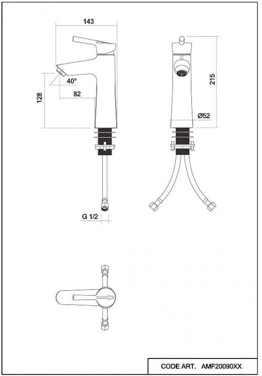 Смеситель для раковины Abelsberg Solida AMF20090MB цвет Вулканический черный Смеситель для раковины Abelsberg Solida AMF20090MB цвет Вулканический черный