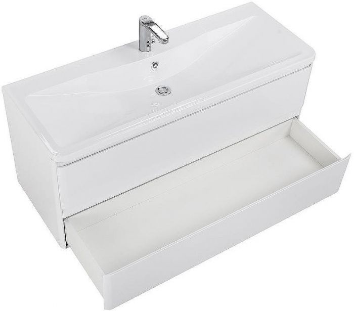 Тумба под раковину BelBagno 120 ALBANO-1200-2C-SO-BL подвесная Bianco Lucido