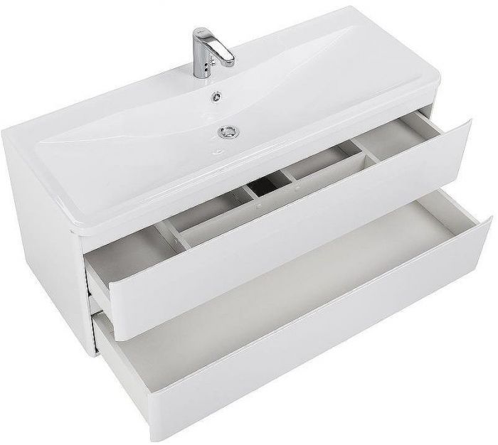 Тумба под раковину BelBagno 120 ALBANO-1200-2C-SO-BL подвесная Bianco Lucido