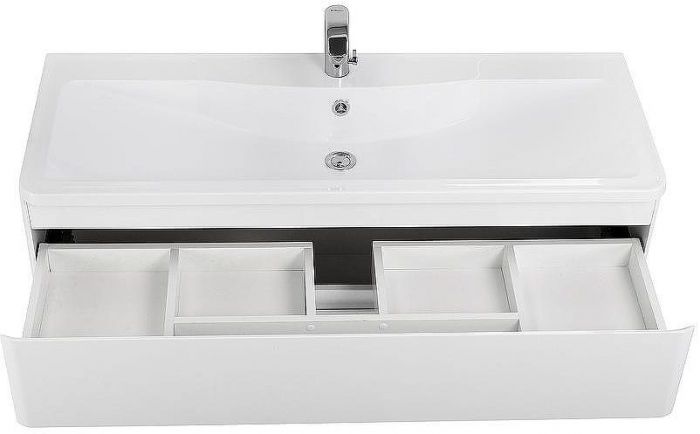 Тумба под раковину BelBagno 120 ALBANO-1200-2C-SO-BL подвесная Bianco Lucido