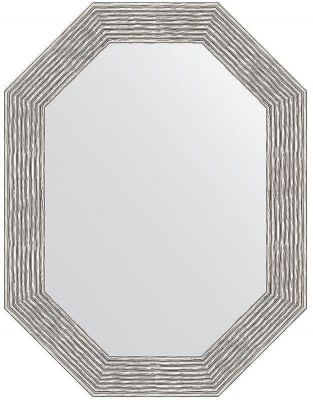 Зеркало Evoform Polygon 86х66 BY 7195 в багетной раме - Волна хром 90