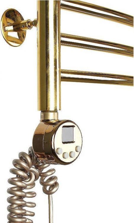 Электрический полотенцесушитель Domoterm Калипсо П10 500x800 EL Золото