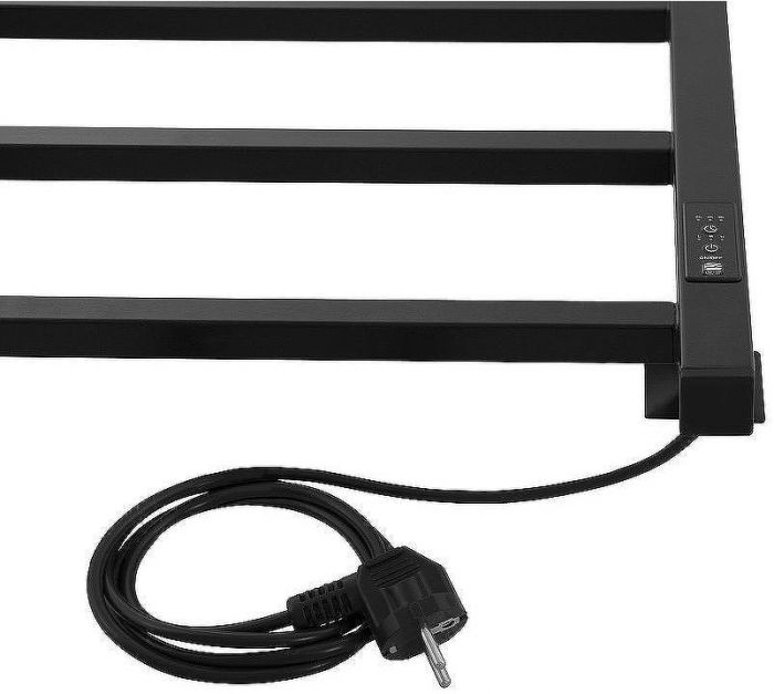 Электрический полотенцесушитель Energy Cube 700x400 EETR0CUBE07040R905M Черный матовый