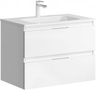 Тумба под раковину Aqwella Accent 75 ACC0175W подвесная Белая