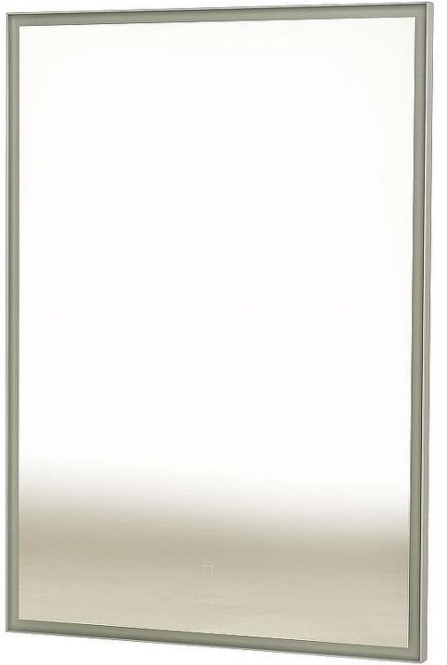 Зеркало Sintesi Kanto 70 SIN-SPEC-KANTO-CROMO-70 с подсветкой Хром матовый с сенсорным выключателем