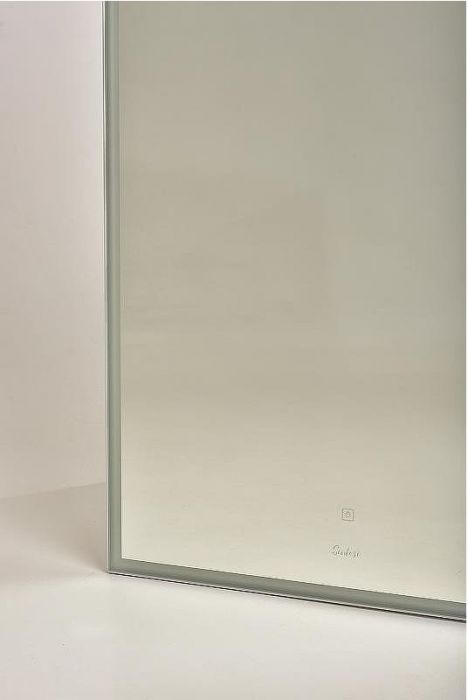 Зеркало Sintesi Kanto 70 SIN-SPEC-KANTO-CROMO-70 с подсветкой Хром матовый с сенсорным выключателем