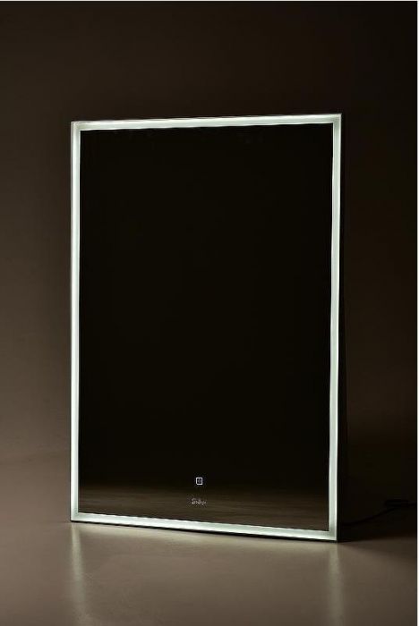 Зеркало Sintesi Kanto 70 SIN-SPEC-KANTO-CROMO-70 с подсветкой Хром матовый с сенсорным выключателем