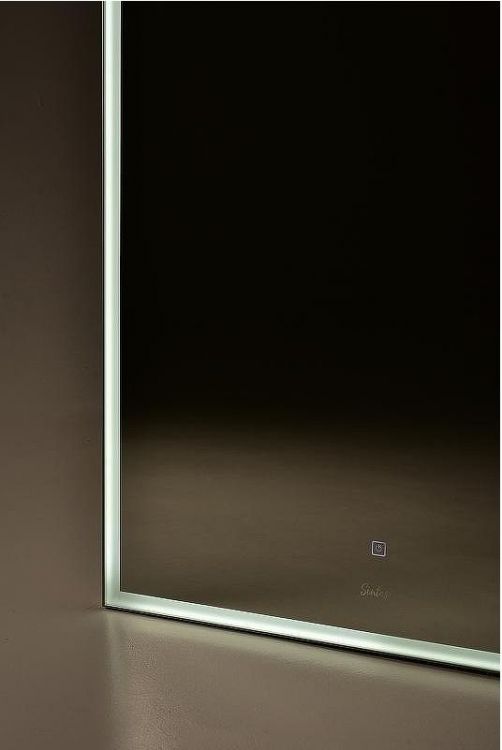 Зеркало Sintesi Kanto 70 SIN-SPEC-KANTO-CROMO-70 с подсветкой Хром матовый с сенсорным выключателем