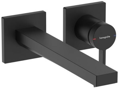 Hansgrohe Tecturis E Смеситель для раковины, настенный, цвет: черный матовый