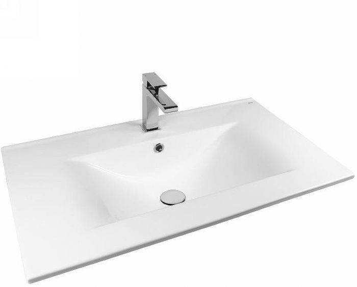Тумба с раковиной Bond Wave 80 T01807-S05W подвесная Графит матовый