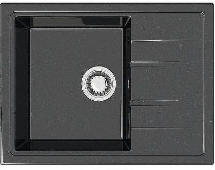 Кухонная мойка Bergg Z150 B150Q004 Черная