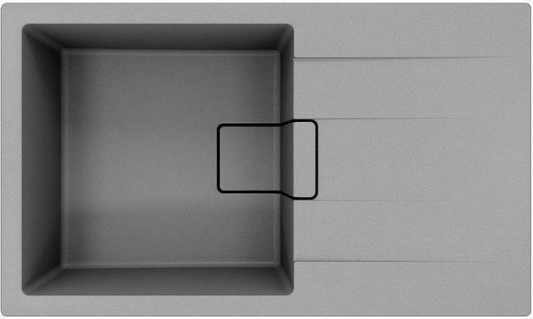 Кухонная мойка Florentina Ривьера-860 20.485.D0860.307 Серый шелк