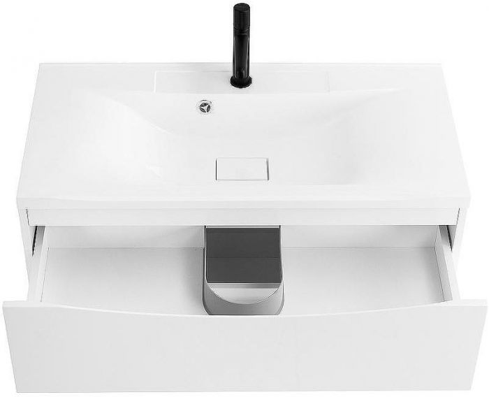 Тумба под раковину BelBagno Marino 110 MARINO-1100-2C-SO-BL-P подвесная Bianco Lucido