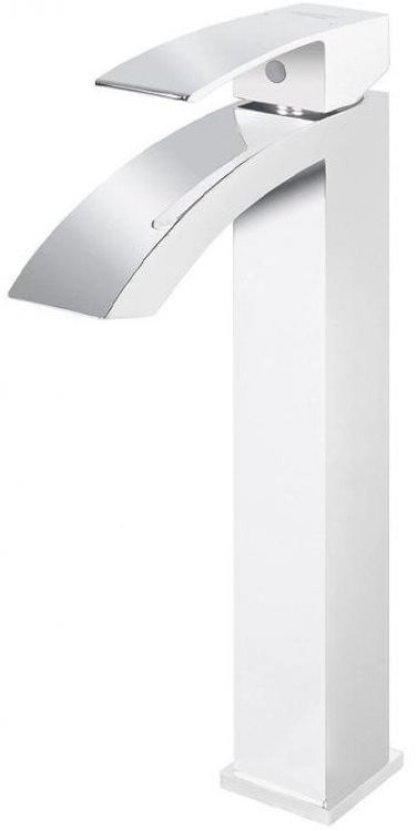 Смеситель для раковины Grocenberg GB3007WC Белый Хром Смеситель для раковины Grocenberg GB3007WC Белый Хром