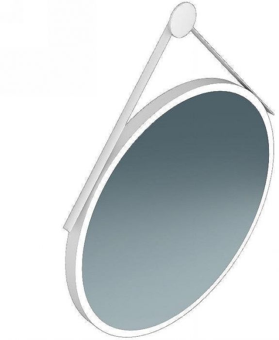 Зеркало Kerama Marazzi Cono 70 CO.mi.70\WHT с подсветкой Белое матовое с бесконтактным выключателем