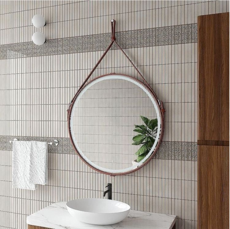 Зеркало Континент Millenium D 800 ЗЛП1378 с подсветкой Коричневое с сенсорным выключателем